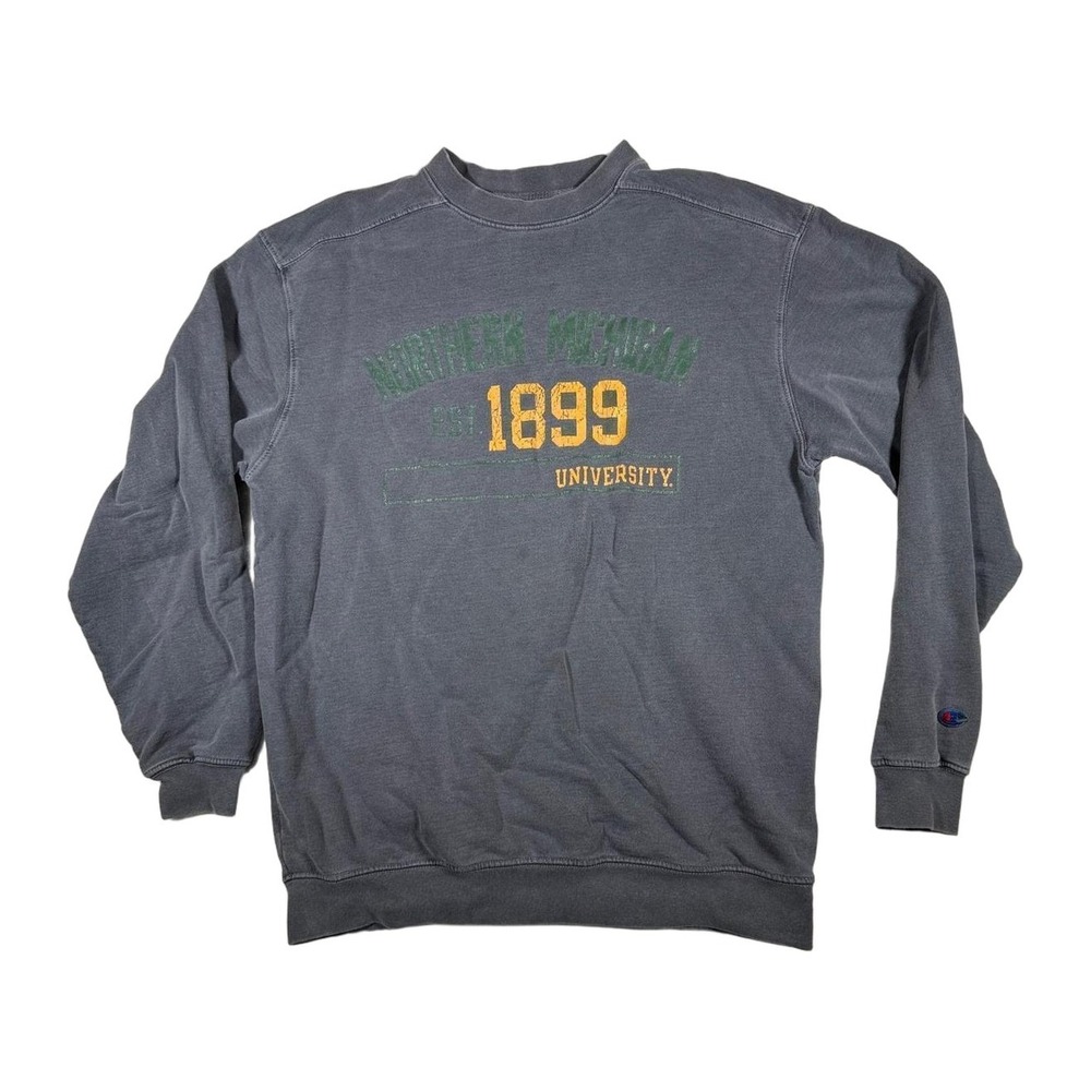 Champion Northern Michigan University 1899 Crewneck Sweatshirt Gray Mens Medium
